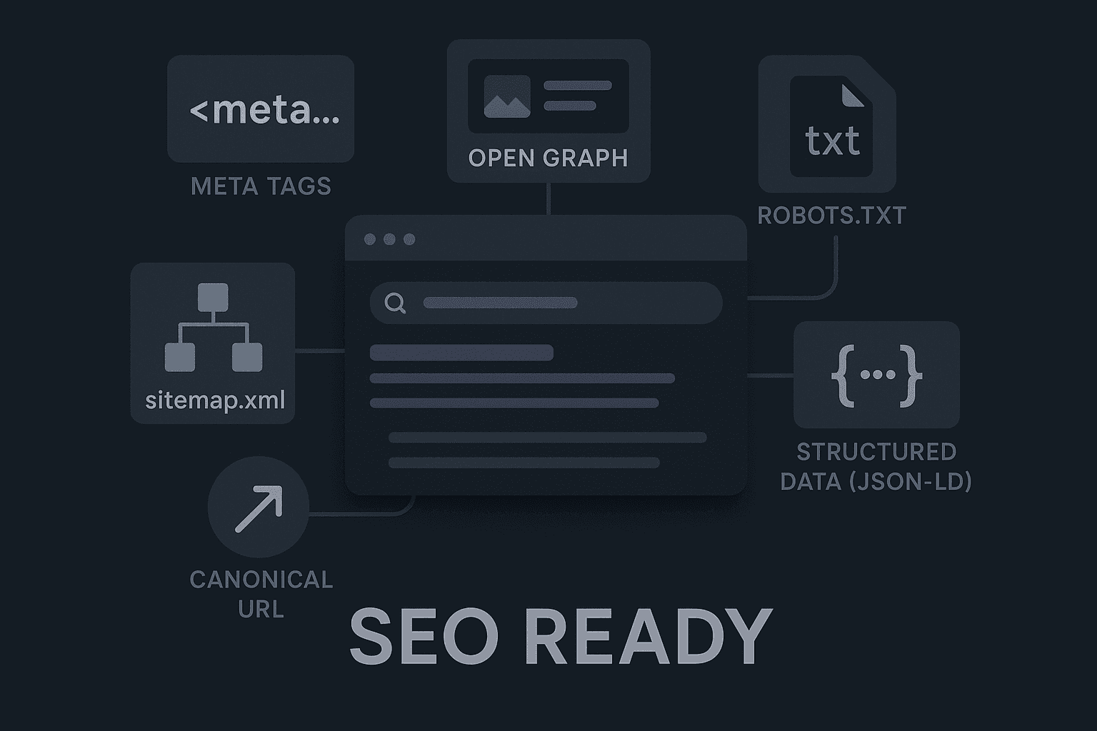 🔍 SEO section visual